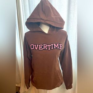 RARE Overtime Elite Hoodie Brown Men’s Size Medium